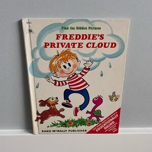 Vtg Freddie's Private Cloud Children's Book Rand McNally Start-Right Elf USA